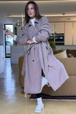 Mercer Soft Twill Trench Mocha Mousse /20 =